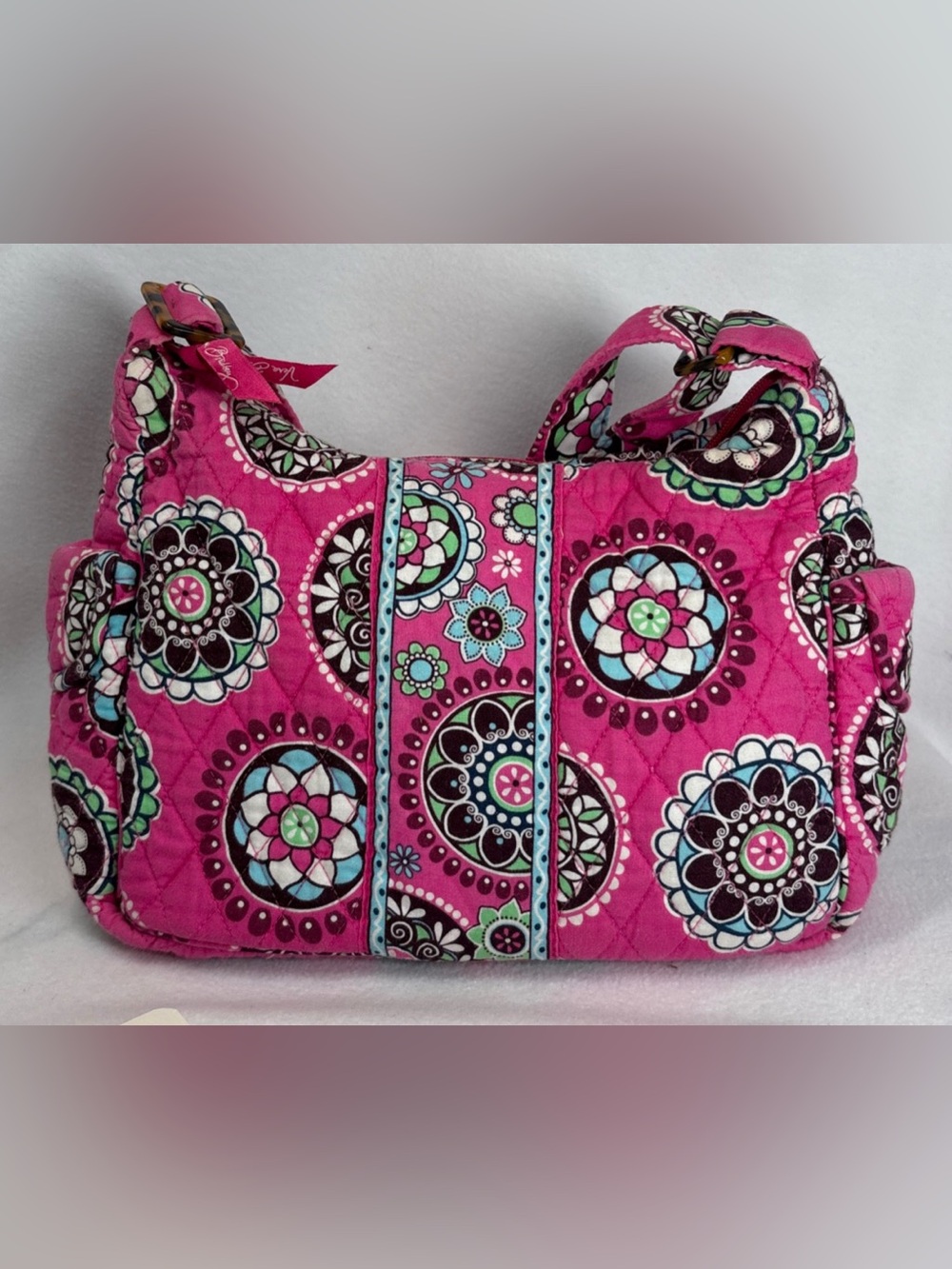 Vintage Vera Bradley CUPCAKES Retired Pattern Quilted Shoulder Crossbody Bag